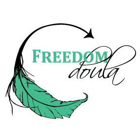 Freedom Doula custom design logo